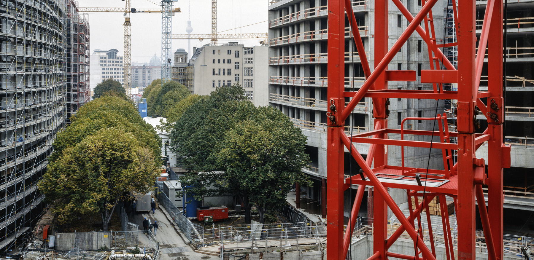 1994-1998 Neuer Potsdamer Platz – Fotostrecke, Dokumentarfotografie von Andreas Muhs, Berlin 1990